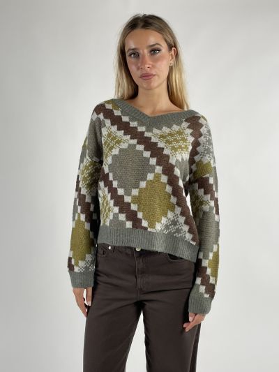 Pullover manica lunga Pennyblack - kaky