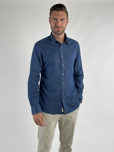 Camicia manica lunga Michael Kors - indigo