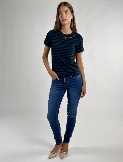 Maglia manica corta Liu Jo - verde blu
