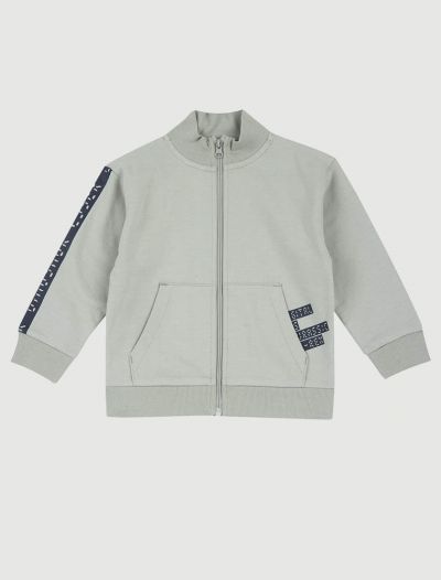 Maglia in felpa aperta Chicco - verdino