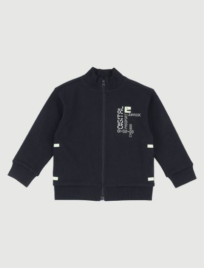 Maglia in felpa aperta Chicco - blu