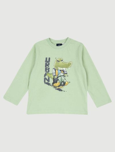 T-shirt manica lunga Chicco - verde