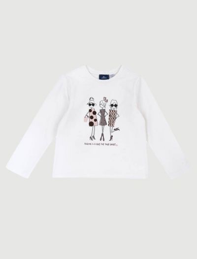 T-shirt manica lunga Chicco - bianco