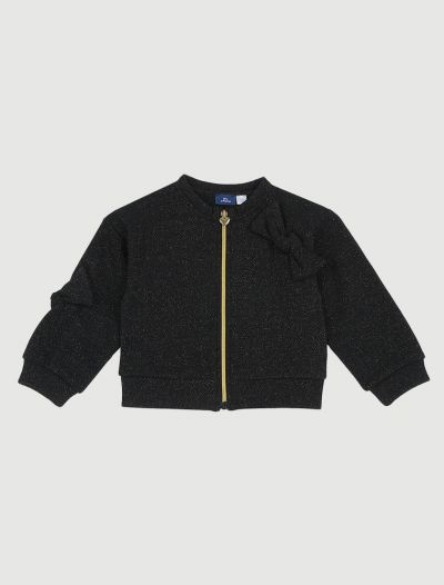 Maglia in felpa aperta Chicco - nero