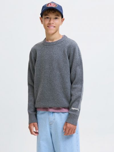 Pullover manica lunga Jack & Jones - grigio