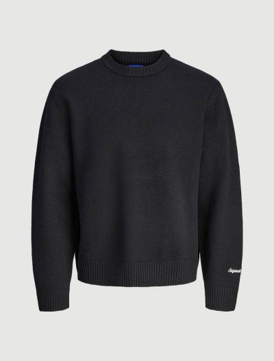 Pullover manica lunga Jack & Jones - black