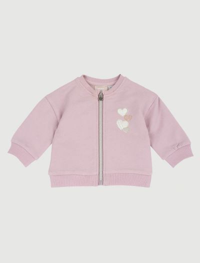 Maglia in felpa aperta Chicco - rosa
