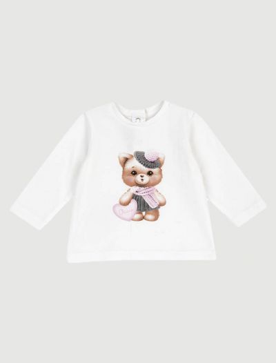 T-shirt manica lunga Chicco - panna