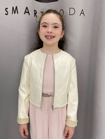 Coprispalla Melany Rose - panna