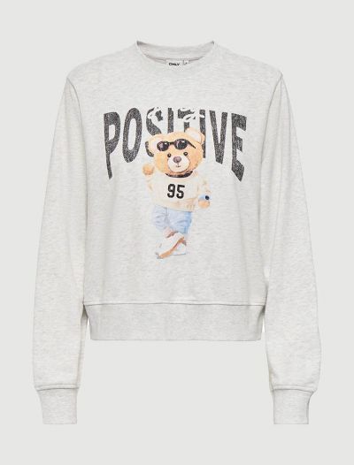 Maglia in felpa Only - grigio
