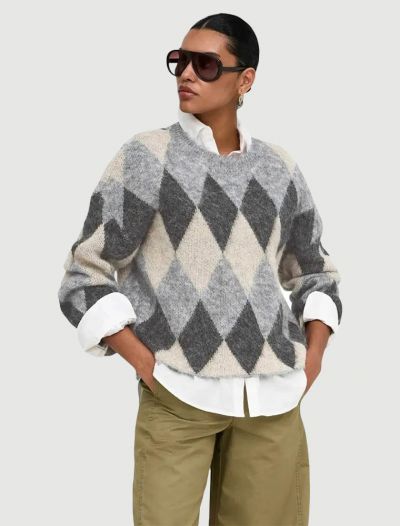 Pullover manica lunga Only - grigio