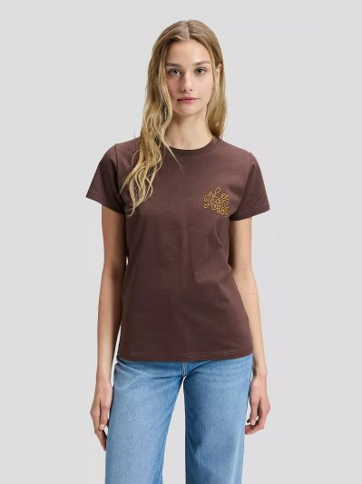 T-shirt manica corta Lee - cioccolato