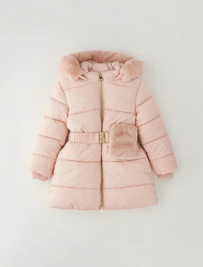 Cappotto imbottito I Do - rosa