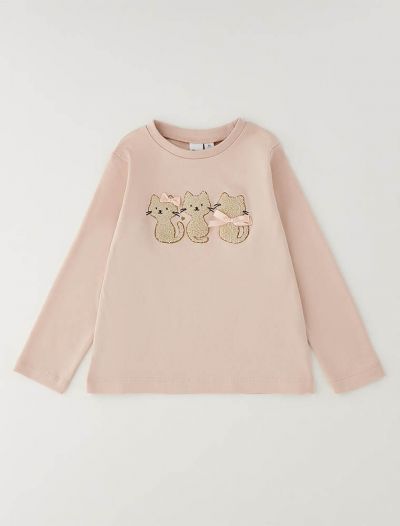 T-shirt manica lunga I Do - rosa