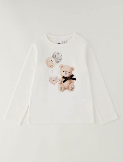 T-shirt manica lunga I Do - bianco