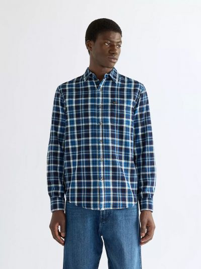 Camicia manica lunga casual Wrangler - indigo