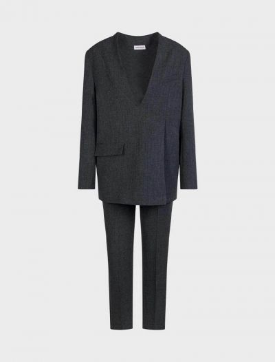 Completo 2 pezzi: giacca + pantalone.... - antracite