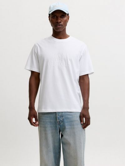 T-shirt manica corta Jack & Jones - bright white