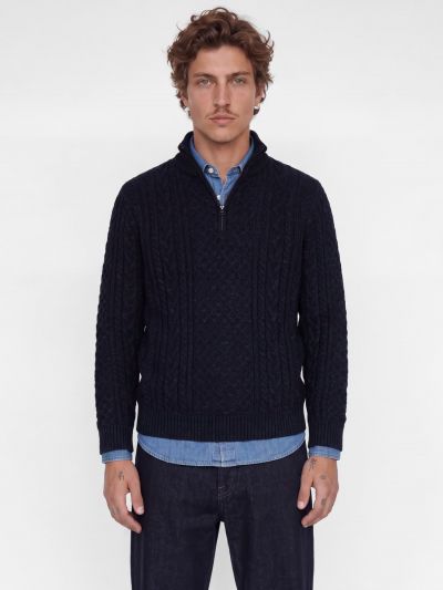 Lupetto zip Jack & Jones - blue