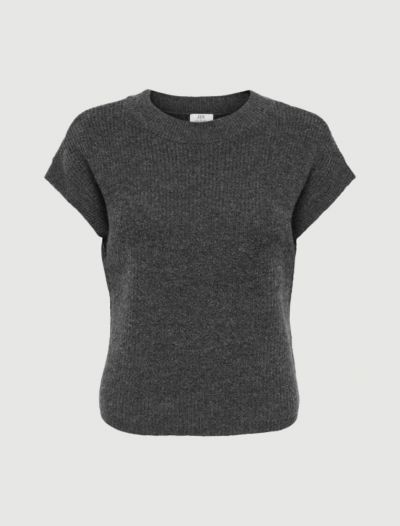 Maglia manica corta Jdy - dark grey melange