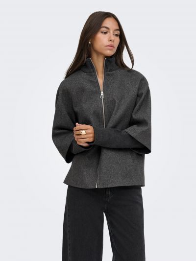 Giaccone Jdy - dark grey melange