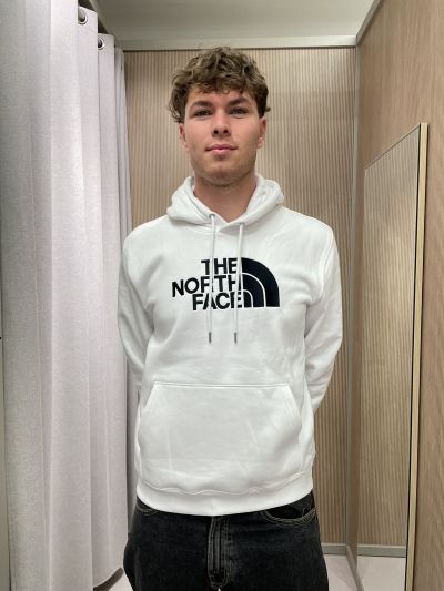 Maglia in felpa cappuccio The North Face - white