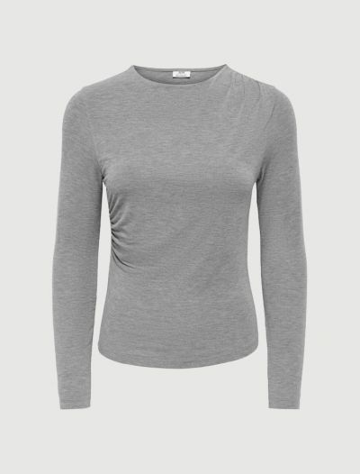 Maglia manica lunga Jdy - dark grey melange