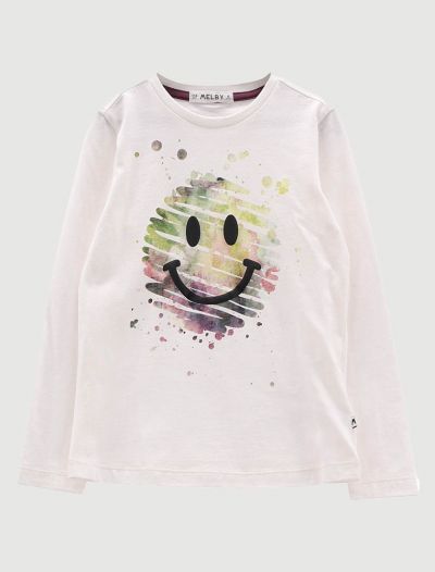 T-shirt manica lunga Melby - milk