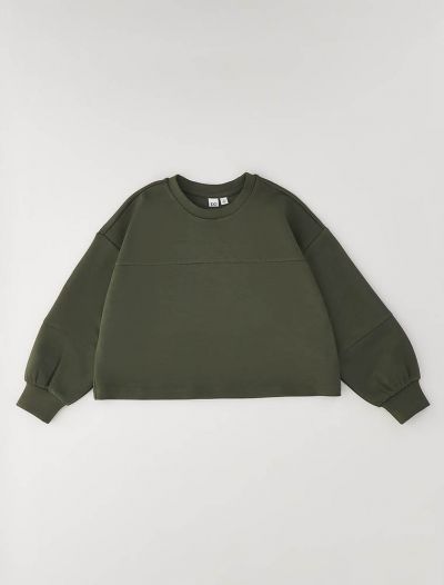 Maglia in felpa I Do - verde militare
