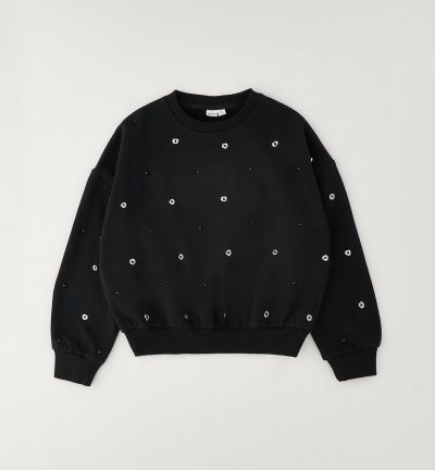 Maglia in felpa I Do - nero