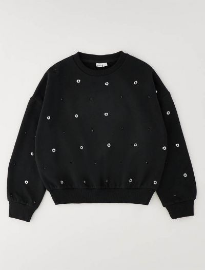 Maglia in felpa I Do - nero