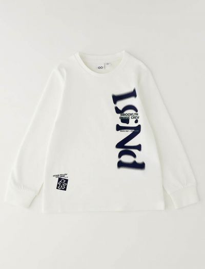 T-shirt manica lunga I Do - panna