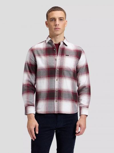 Camicia manica lunga flanella Lee - red