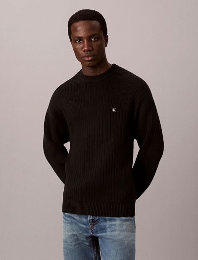 Maglia manica lunga Calvin Klein - black