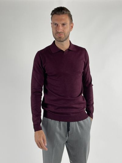 Maglia manica lunga Seinse - bordeaux