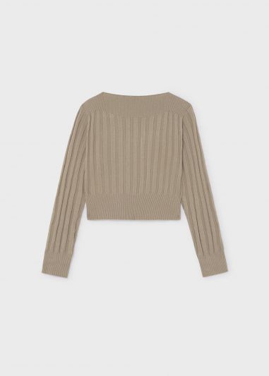 Maglia manica lunga Mayoral - nocciola