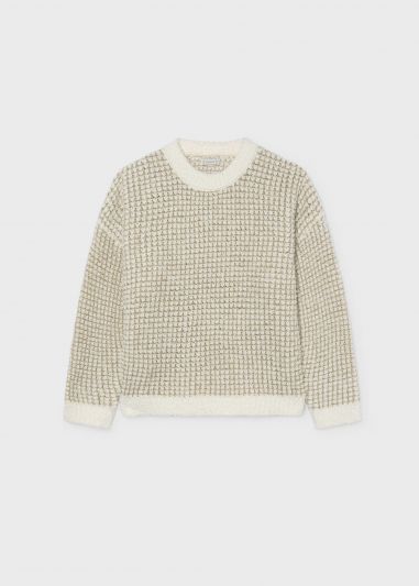 Pullover manica lunga Mayoral - crema