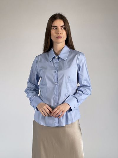 Camicia manica lunga giovane Susy Mix - celeste