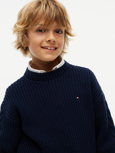 Pullover manica lunga Tommy Hilfiger - dark blu