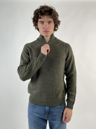 Lupetto zip Fynch-hatton - cipresso