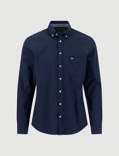 Camicia manica lunga casual Fynch-hatton - navy