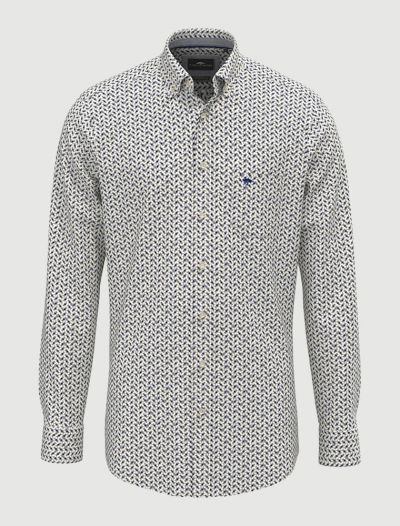 Camicia manica lunga casual Fynch-hatton - blu