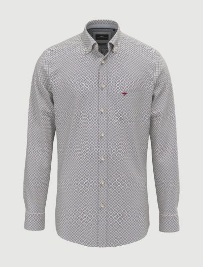 Camicia manica lunga casual Fynch-hatton - blu