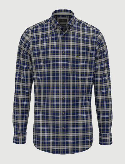 Camicia manica lunga casual Fynch-hatton - blue
