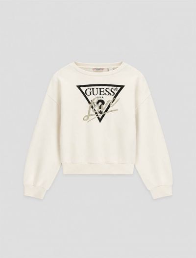 Maglia in felpa Guess - panna