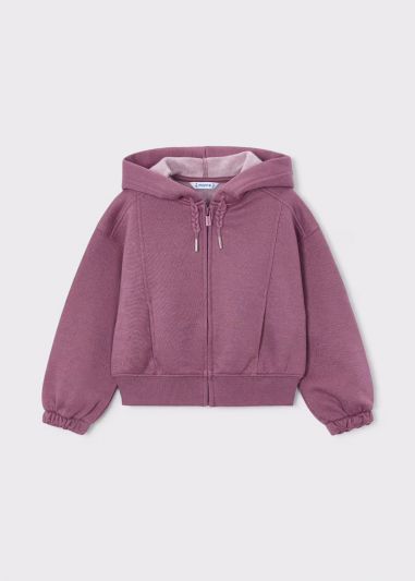 Maglia in felpa aperta Mayoral - violetta