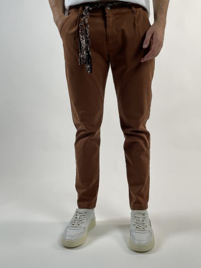 Pantalone casual Over-d - tabacco