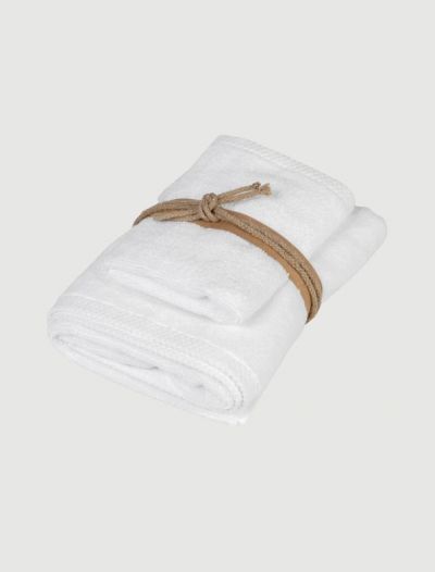 Completo asciugamani Fazzini - bianco