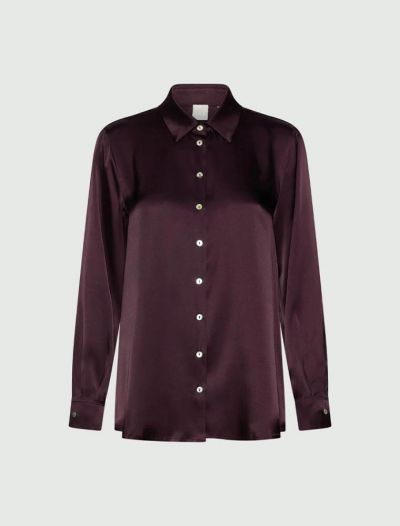 Camicia manica lunga Marella Monochrome - mora