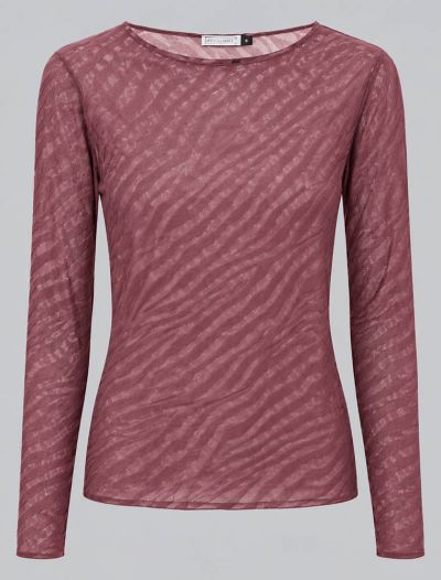 Maglia manica lunga Sublyme - burgundy